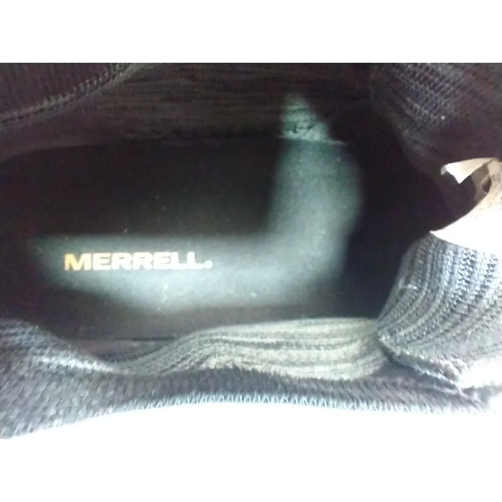 Merrell Range‎ AC+ Mens 13 Gray Knit Casual Walking Sneakers Vibram J97467
